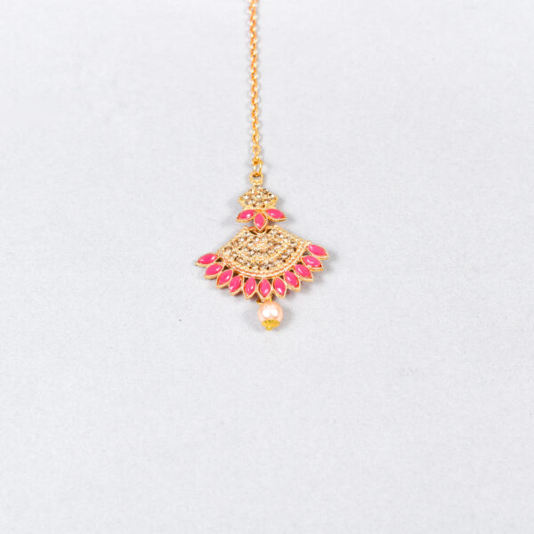 Regal Chandbali Pearl Set - Image 13