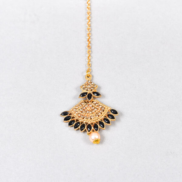 Regal Chandbali Pearl Set - Image 7