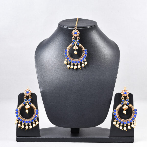 Royal Chandbali Pearl Set - Image 16