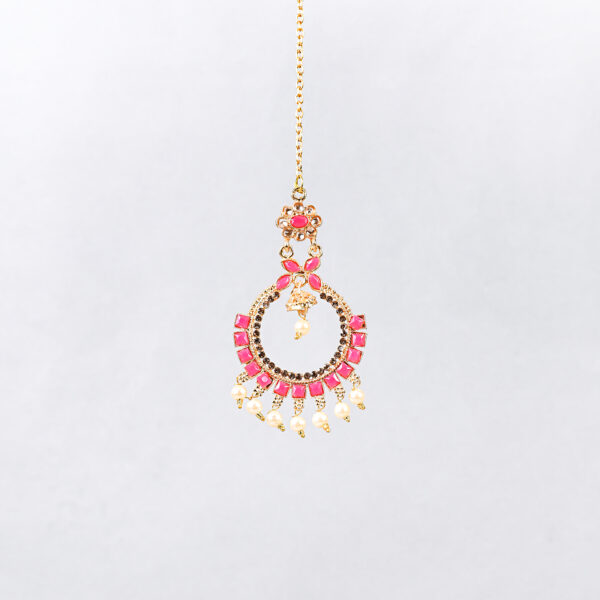 Royal Chandbali Pearl Set - Image 14