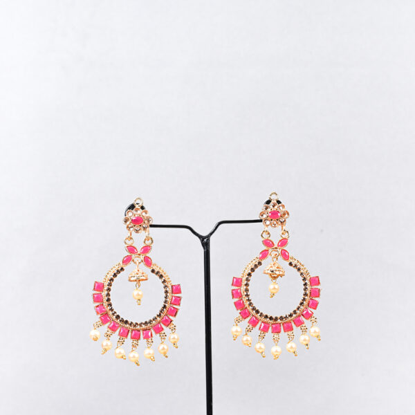 Royal Chandbali Pearl Set - Image 15