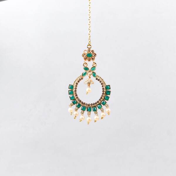 Royal Chandbali Pearl Set - Image 3