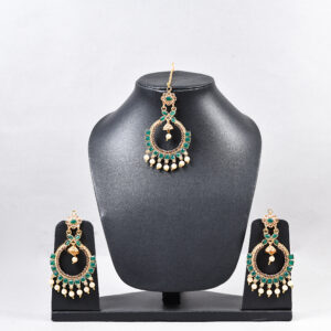Royal Chandbali Pearl Set