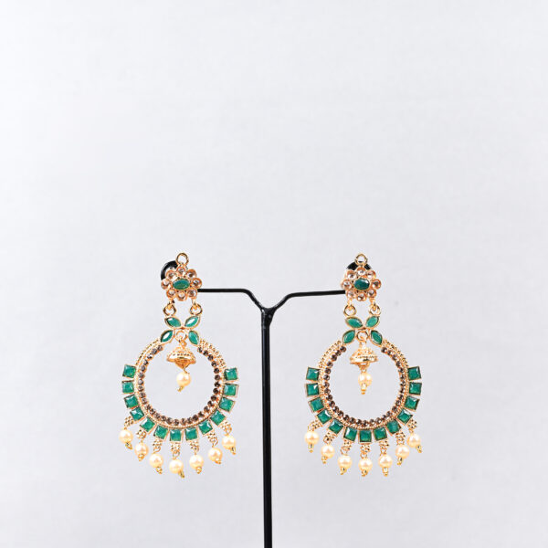 Royal Chandbali Pearl Set - Image 2