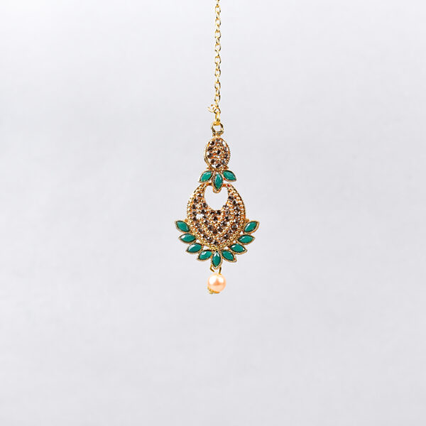 Emerald Grace Drop Set – Peacock Inspired Design - Image 18