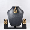 Royal Heritage Pearl Drop Set – Antique Floral Design